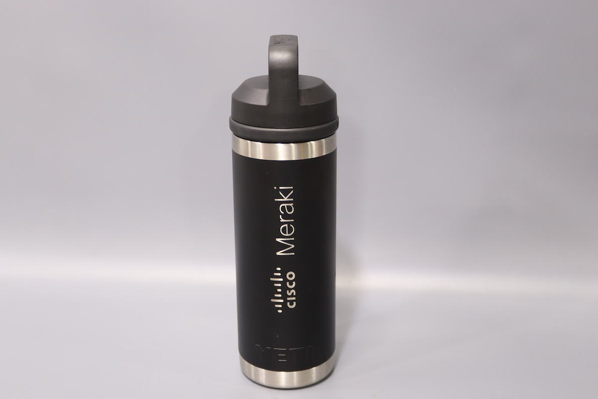 YETI Meraki Cisco 18 oz Bottle, Vacuum Insulated, Stainless