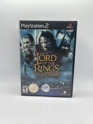 Lord of the Rings The Two Towers PS2 CIB (Sony PlayStation 2) with Reg Card B