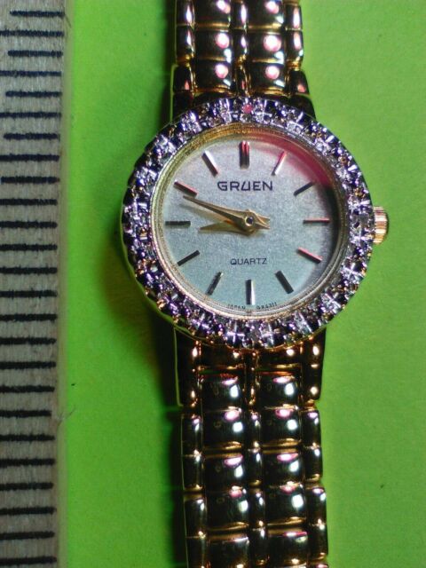 Vintage Gruen Diamond ladies wrist watch | eBay
