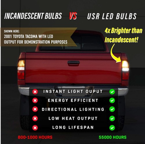 USR 96-02 4Runner LED Tail Light – WITH 4 LED Bulbs UPGRADES – Repla - Picture 4 of 9