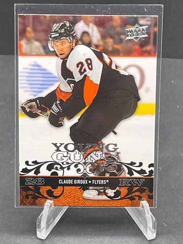 2008-09 CLAUDE GIROUX UPPER DECK YOUNG ROOKIE CARD #235 RC HOT SP