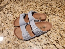 Birkenstock Arizona Sandals Girls 3 US 34 EU Blue Slides Kids Youth