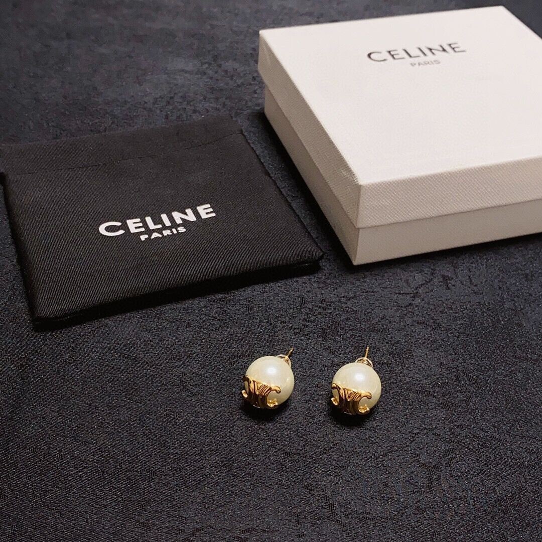 ピアス Celine Pearl Earrings s-l400.jpg