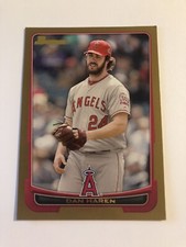 Dan Haren 2012 Bowman Gold Border #37 Angels