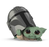 Star Wars Mandalorian The Child Helmet Peeking - Sammelfigur Bounty Collection