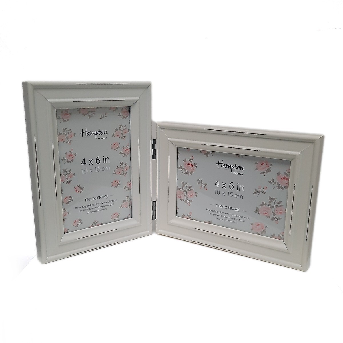 PALOMA SHABBY CHIC DOUBLE HINGED FRAME 4X6/6X4