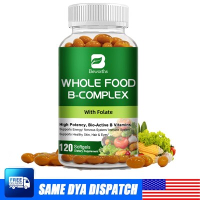 Vitamin B Complex Supplement - Super B Vitamin, Immune Boost, Energy, Metabolism