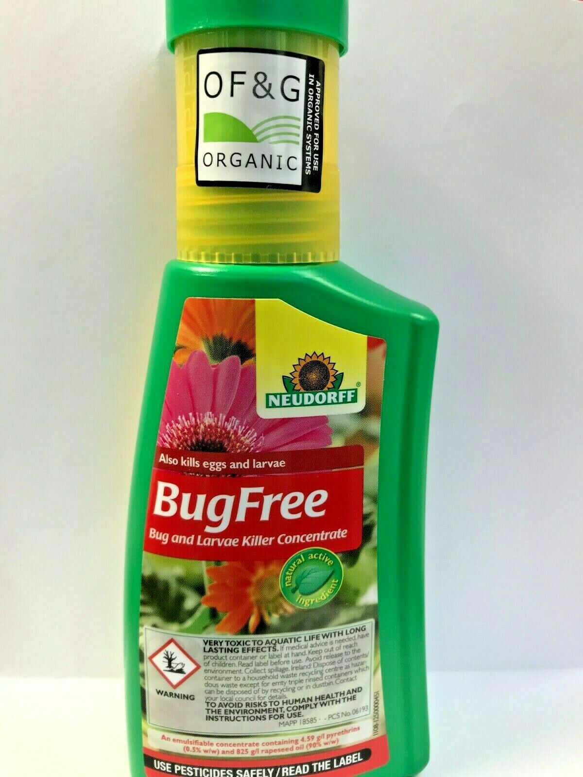 Neudorff BugFree Bug and Larvae Organic Killer Concentrate 250ml ...