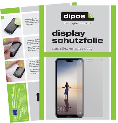 2+2x Schutzfolie für Huawei P20 Lite matt Displayschutzfolie Display Schutz