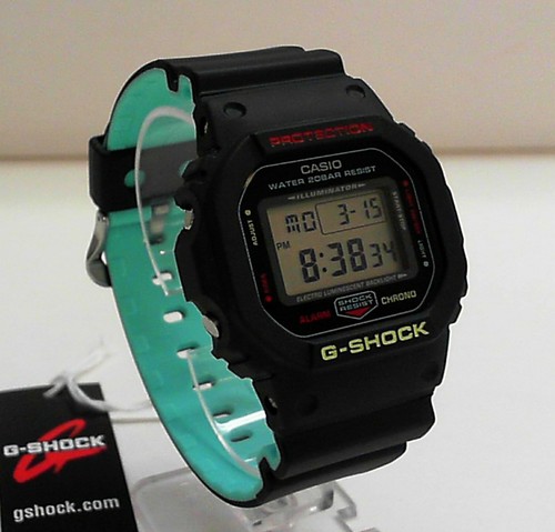 Buy New Casio G Shock Dw 5600cmb 1 Blacklight Blue Inner Layer Watch Online In Kuwait