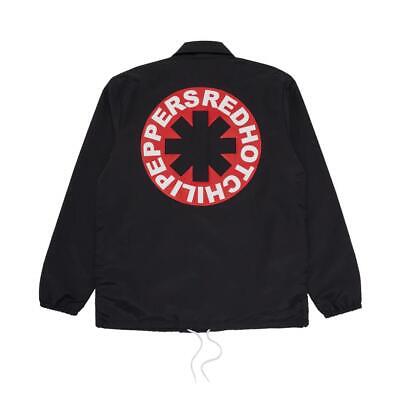 RED HOT CHILI PEPPERS TOUR COACH JACKET Large Black Super RED HOT CHILI PEPPERS TOUR COACH JACKET Large Black Super
