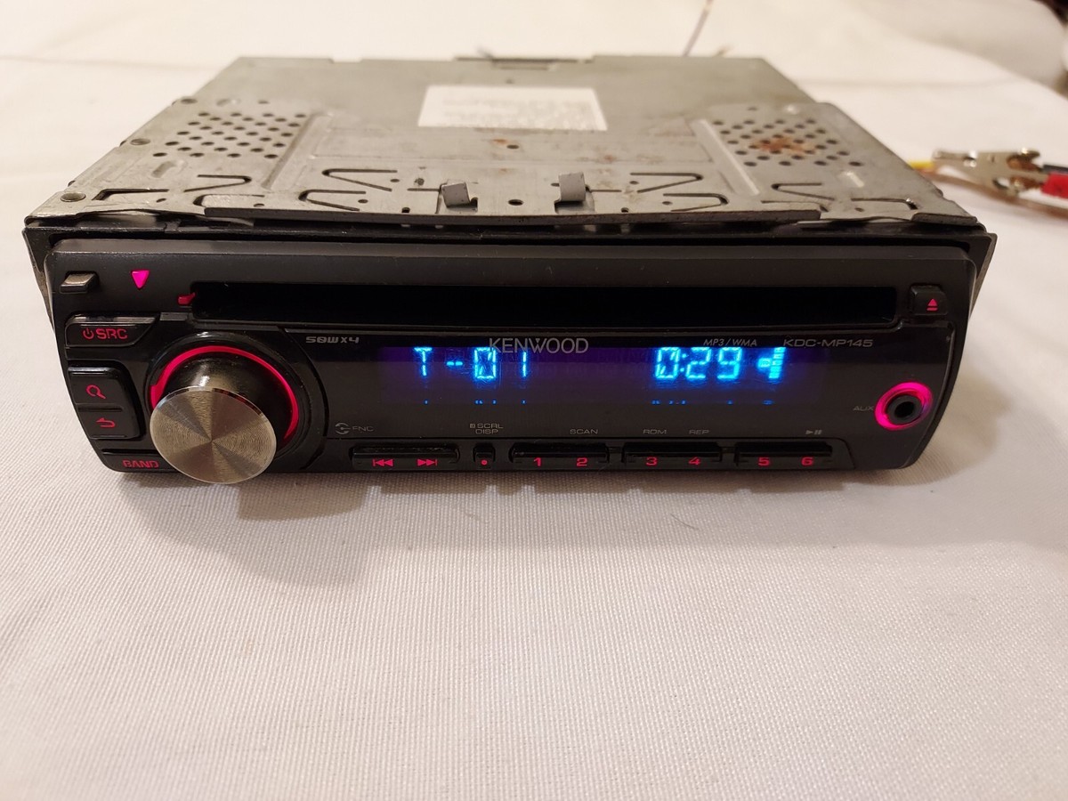 KENWOOD カーオーディオCD Kenwood KDC-MP145 CD Player In Dash Receiver for sale online