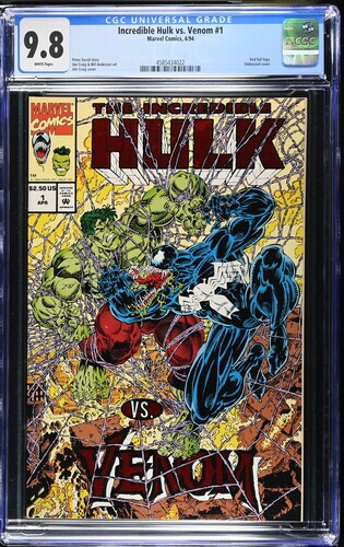 Incredible Hulk vs. Venom 1 9.8 NM/M White Pages - Picture 1 of 2