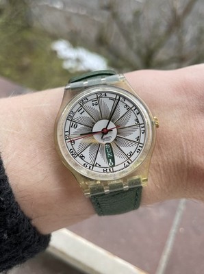 Swatch Gent Top Class 1993 GK707 Swiss Made Vintage Watch New Battery