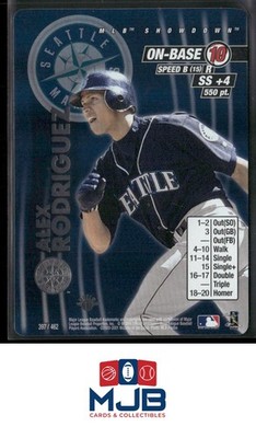 2001 MLB Showdown 1st Edition Alex Rodriguez #397 Seattle Mariners
