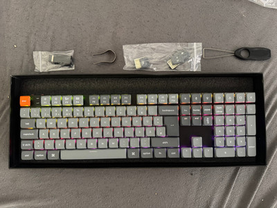 Keychron K5 Max Low Profile Tastatur ISO-DE-Layout, 3 Modi QWERTZ