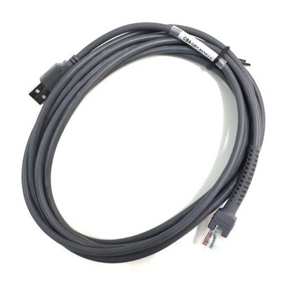 Zebra CBA-U21-S07ZBR Straight Shielded USB Cable for Zebra DS8108 Scanner - 7 Ft