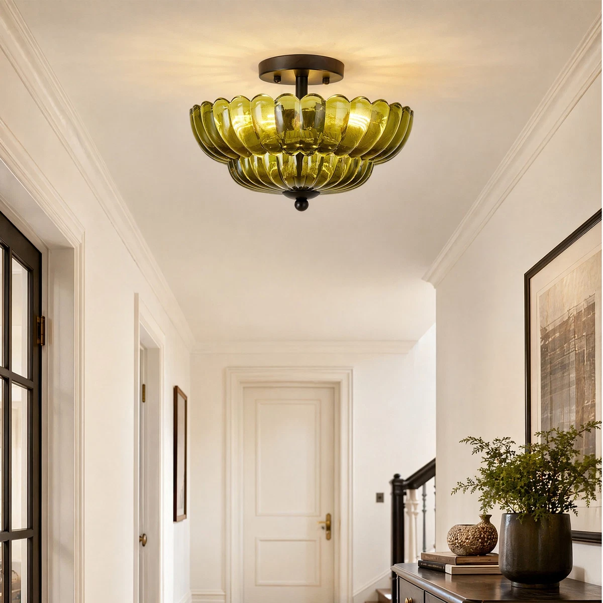 Entryway Vintage/Retro Chandeliers & Ceiling Fixtures for sale | eBay