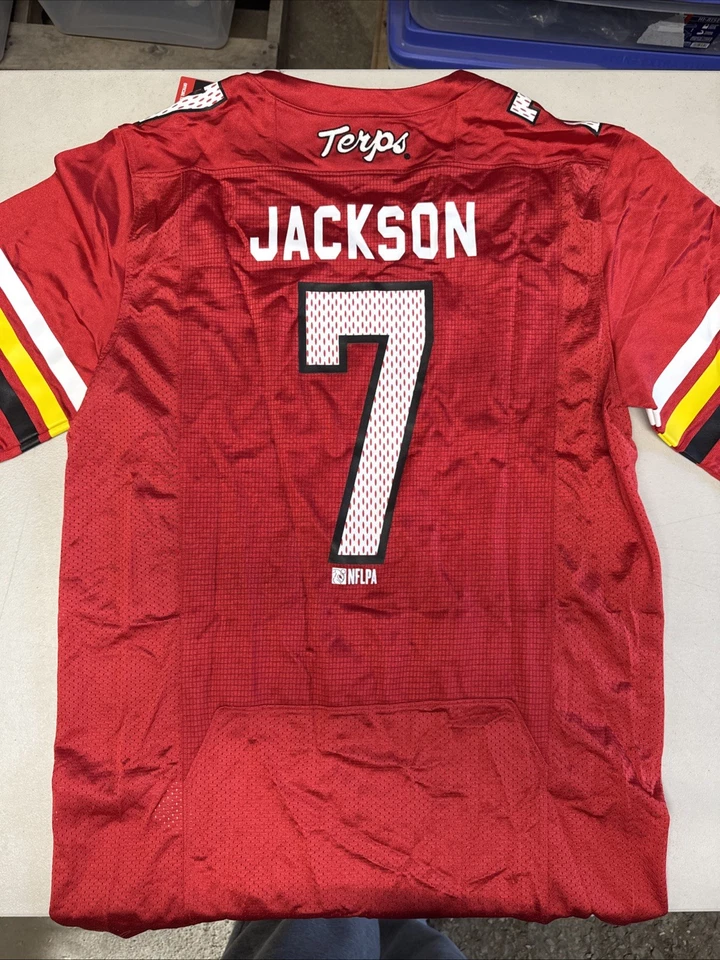 Camiseta para hombre Maryland Terrapins #7 Jackson Foto 4 de 4