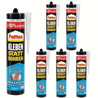 Pattex Montagekleber Kleben Statt Bohren 6X 495 G Innen AußEn Weiß