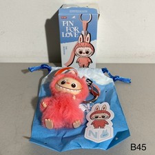 POP MART Labubu The Monsters Pin For Love Series Mini Vinyl Plush Doll Pendant N