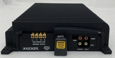 KICKER ZR240 OLD SCHOOL 2 CHANNEL 240W RMS CAR AMPLIFIER ASSEMBLED