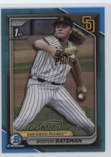 2024 Bowman Draft Chrome Sky Blue Refractor Boston Bateman #BDC-34 1o1b