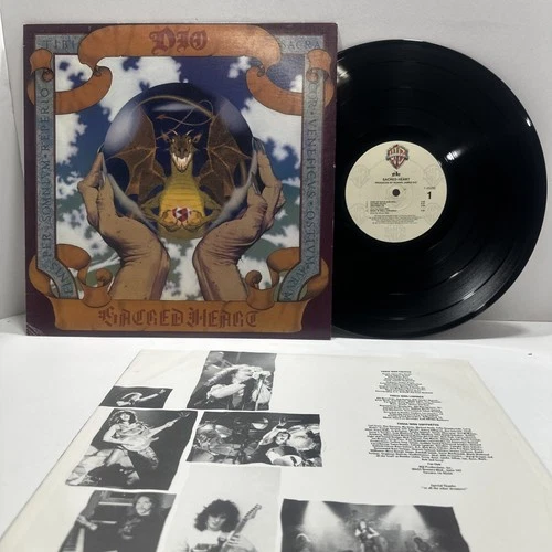 DIO - Sacred Heart LP Vinyl 1985 Warner Bros. 1-25292  1ST Press  NM / VG+