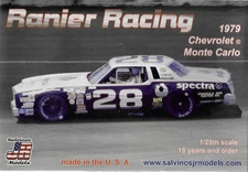 Salvinos JR Models RRMC1979C #28 Spectra Ranier Racing 1979 Monte Carlo 1/25 kit