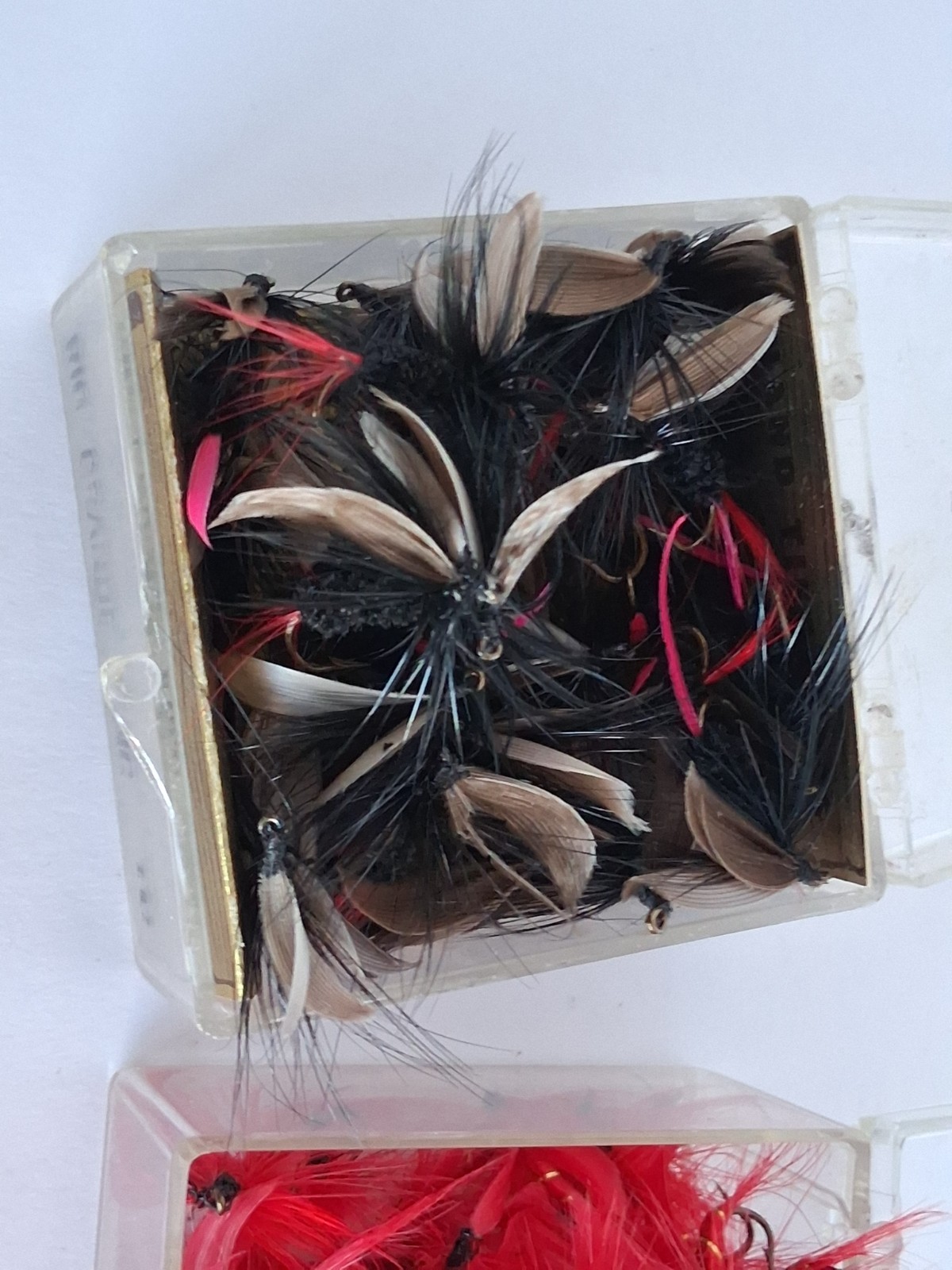 Lot Of  Vintage Fly Fishing Lures Hank Roberts Hand Tied Flies / Other