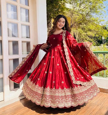 ANARKALI DRESS PAKISTANI INDIAN ETHNIC GOWN BOLLYWOOD SUIT WEDDING PARTY WEAR