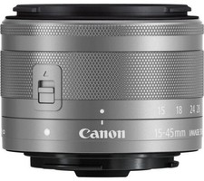 CANON Weitwinkel-Zoomobjektiv EF-M 15-45mm STM Autofokus silber NEU