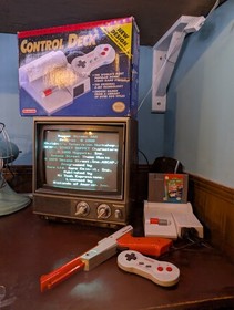 Sesame Street ABC & Big Bird Hide & Speak Nintendo NES Complete in Box w Manuals