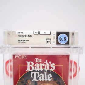 NES Nintendo Game THE BARD'S TALE - WATA GRADED 8.5 B+ NEW & Sealed with H-Seam!