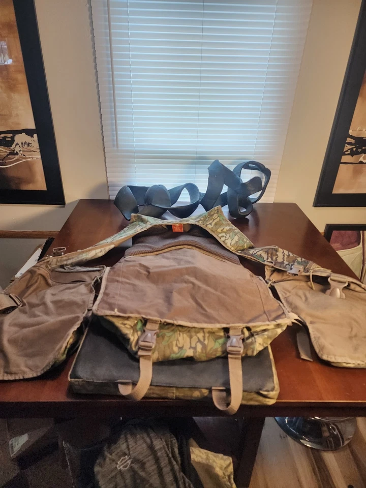 Chaleco Mossy Oak Para Hombre Barba Larga Elite Pavo Talla OSFM Caza Foto 2 de 4