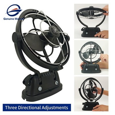 Genuine Marine II Fan 12/24V White Caravan RV Motorhome Camper Trailer Boat US