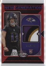 2024 Certified New Generation Jerseys Red Mirror /199 Devin Leary #NGS-DLY 0e1