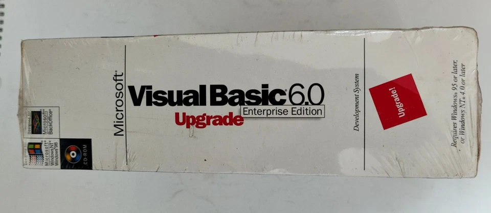 Microsoft Visual Basic 6.0 Enterprise Upgrade Sealed Slighlty Crushed - Image 4 of 4