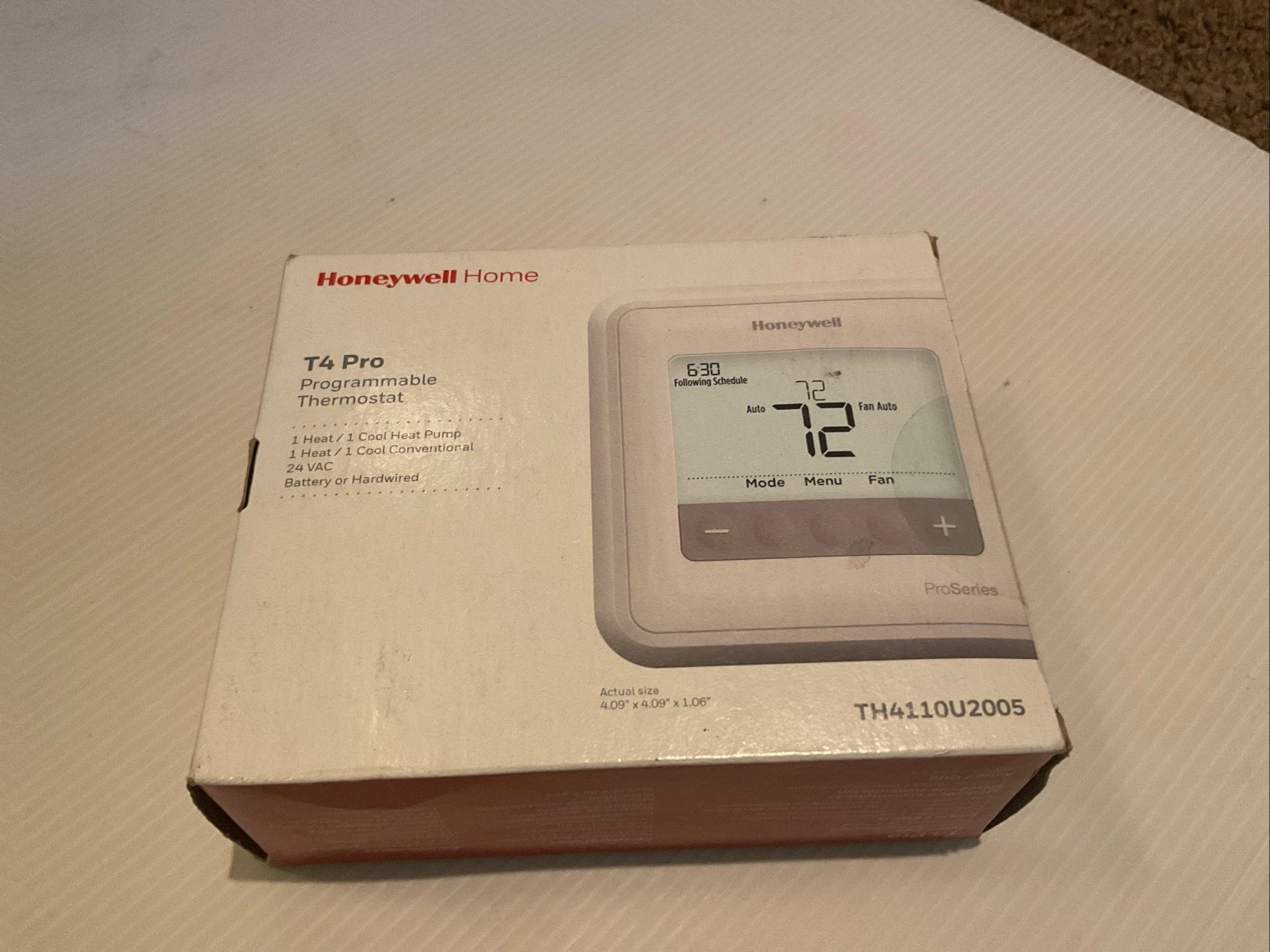 Honeywell Home T4 Pro Thermostat Programmable TH411OU2005 Pro Series NEW SEALED