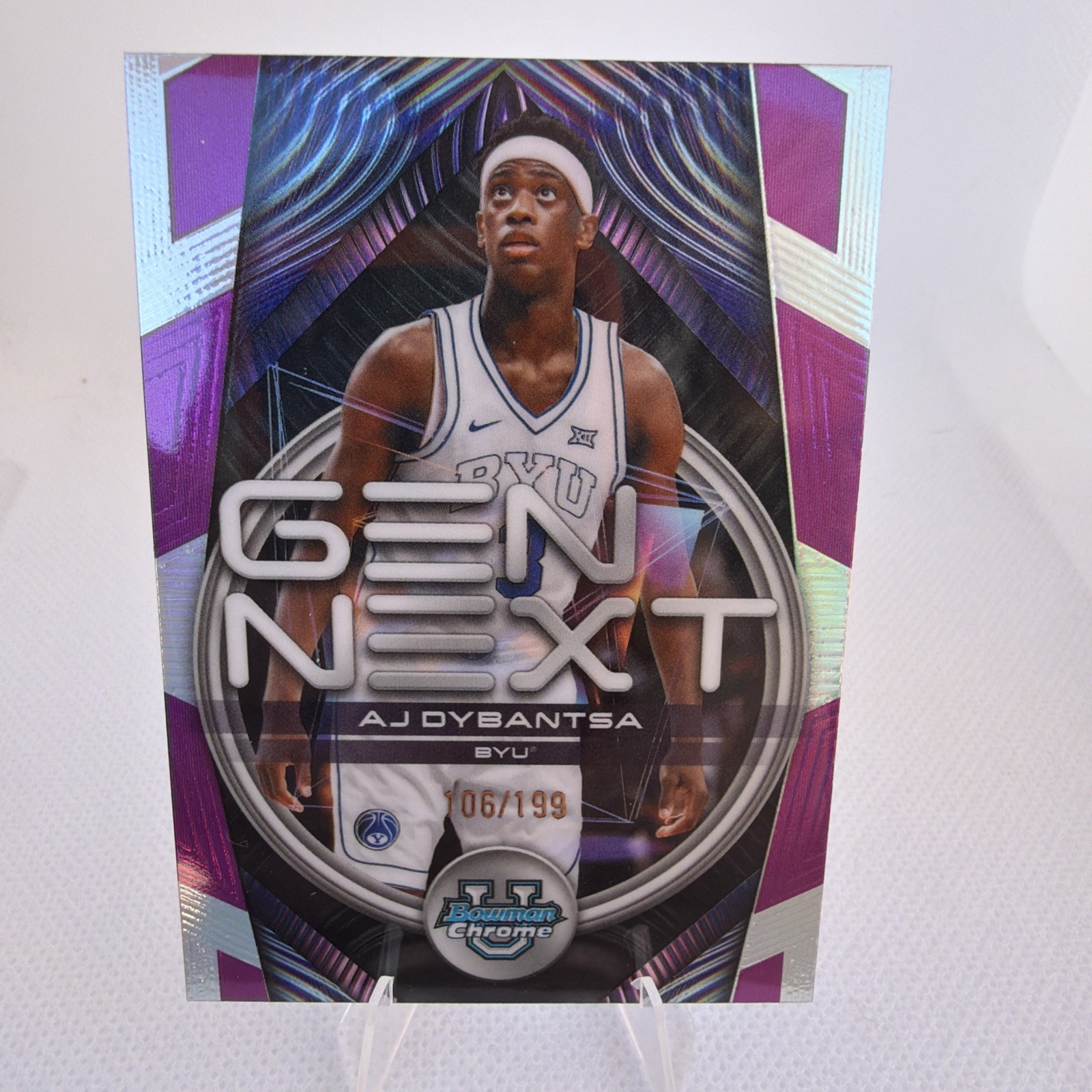 2025/26 Bowman Basketball Gen Next AJ Dybantsa #GN-1 Fuschia 106/199