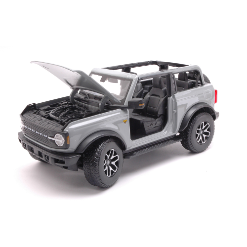 FORD BRONCO 2021 MOUSE GREY 1:18 Maisto Auto Stradali Modellino Nuovo - Foto 3 di 4