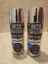 Chrome Spray Paint - High-Gloss Exterior/Interior Finish, Fast-Dry 400 ml