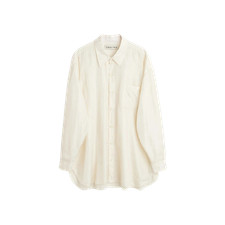 Our Legacy Champagne Cotton Silk Shirt Streetwear Top