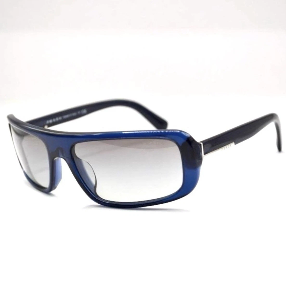 PRADA Blue Gray Sunglasses for Men for sale | eBay display picture 3