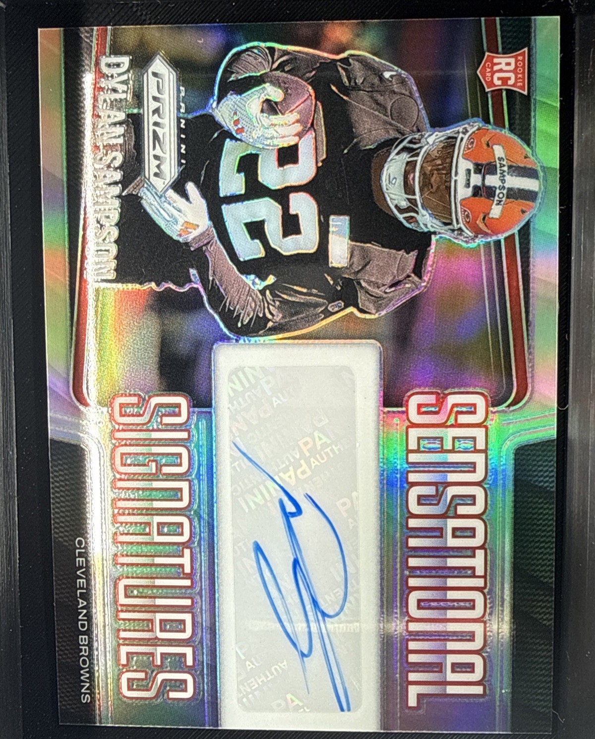 2025 Panini Prizm - Sensational Signatures Dylan Sampson #SEN-DSN /149 (AU, RC)