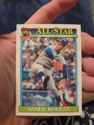 2026 Topps Series 2 Sandy Koufax 1991 Topps All-Stars #91AS-40 Dodgers