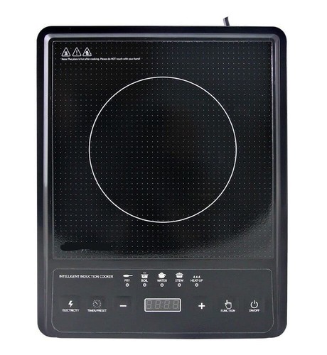 Piastra induzione fornello portatile elettrico piano cottura cucina 2000W - Foto 4 di 12