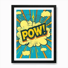 Pop cloud Art Print Framed Wall Art Poster Canvas Print Picture