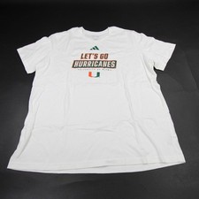 Miami Hurricanes adidas Short Sleeve Shirt Me...