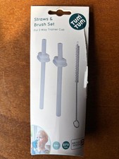 Tum Tum Straws and Brush Set for 3 Way Trainer Cup [NEW - Box Damaged]